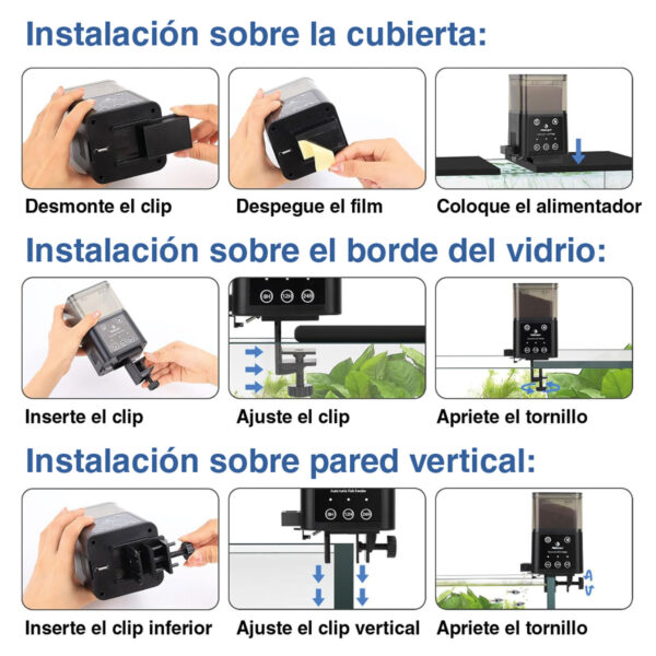 Alimentador Automático Fishkeeper FK036 | Especial para pellets