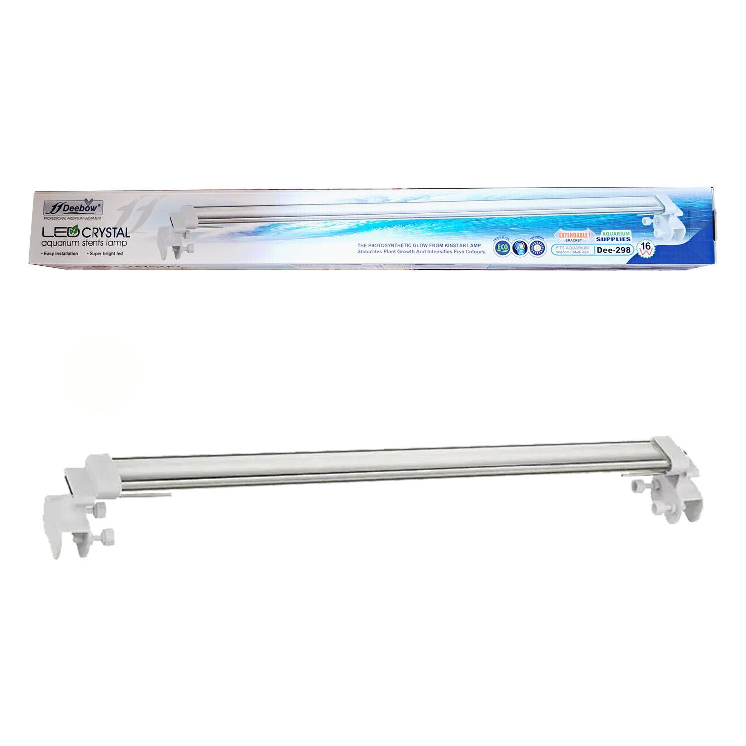 ECRÃ LED EXT BRANCO E AZUL