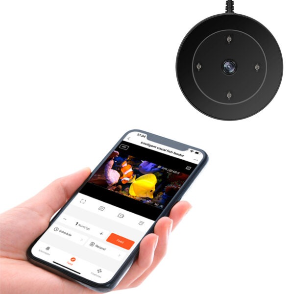 Alimentador automático WIFI con cámara HD HYGGER HG082B | Control remoto y vigilancia en tiempo real