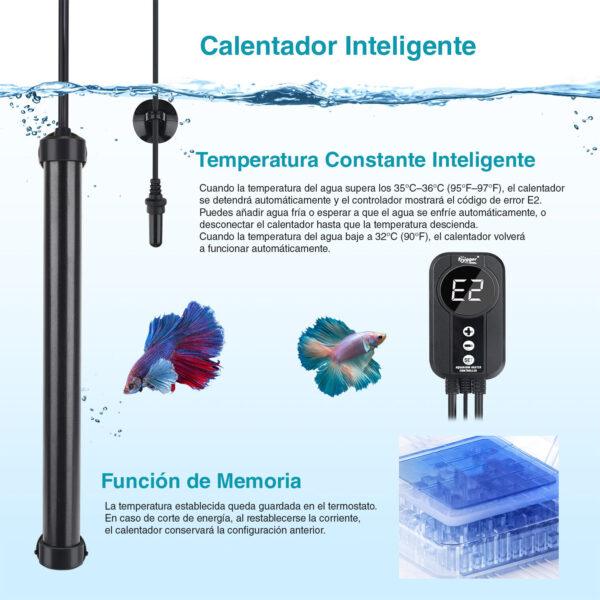 Calentador de Titanio con Sonda Hygger HG085 | Control Preciso y Seguro