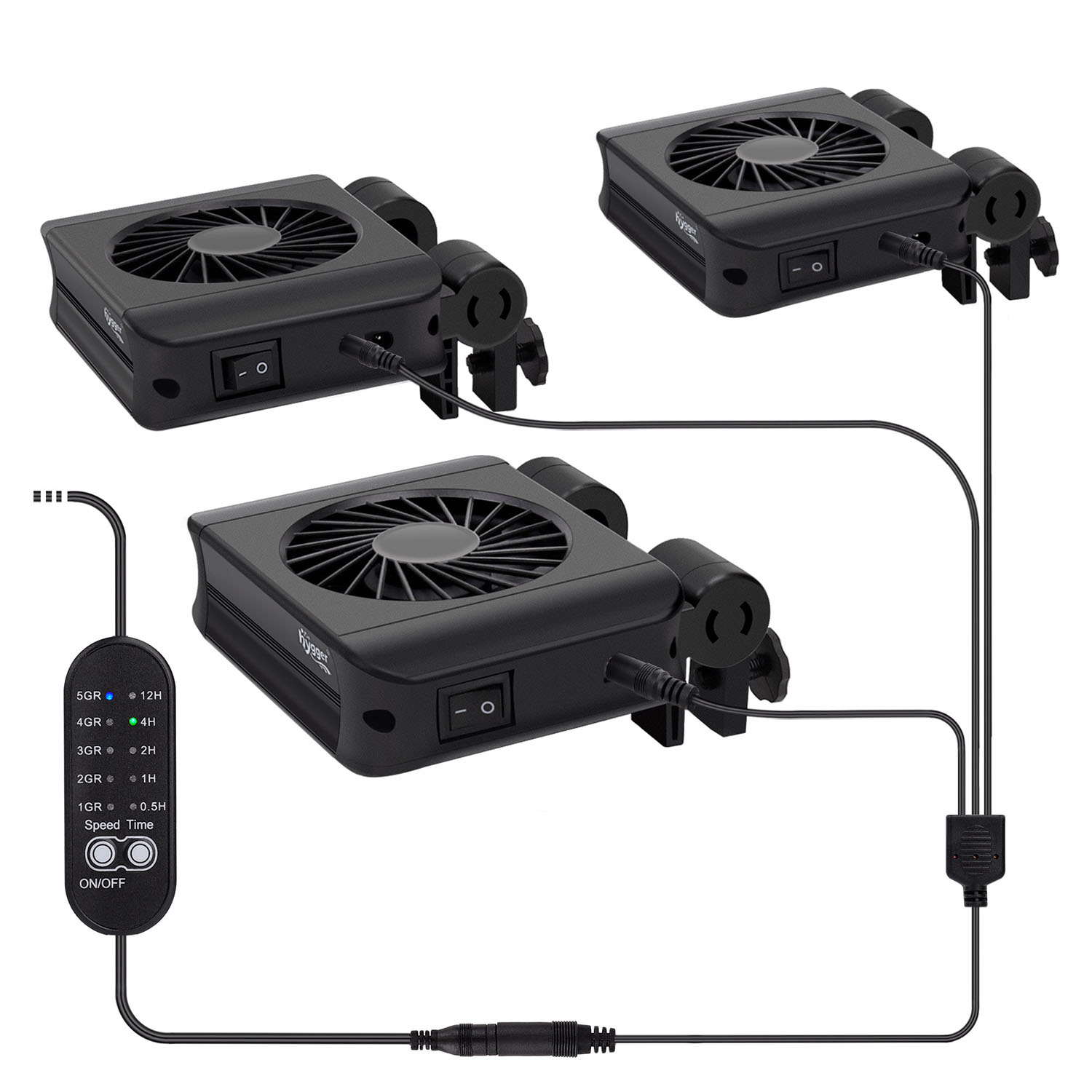 Ventilador para Acuarios Hygger HG051 | Enfriador eficiente y silencioso.