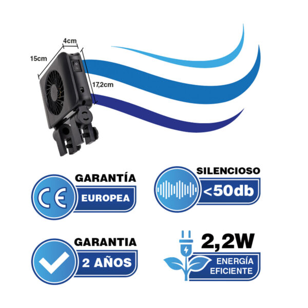Ventilador para Acuarios Hygger HG051 | Enfriador eficiente y silencioso.