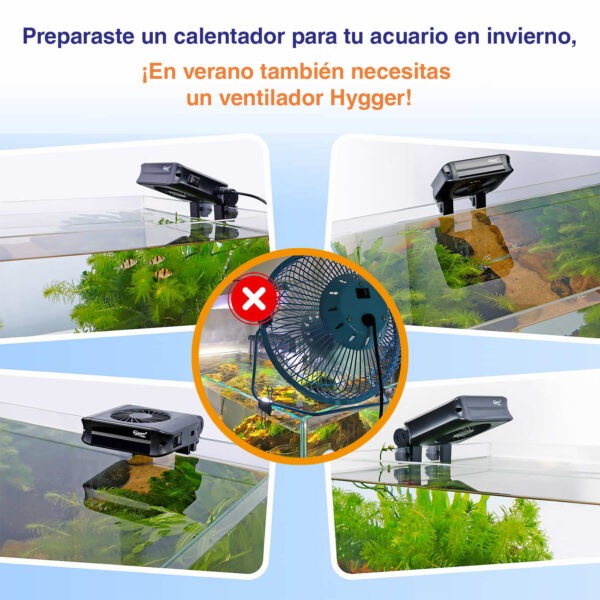 Ventilador para Acuarios Hygger HG051 | Enfriador eficiente y silencioso.