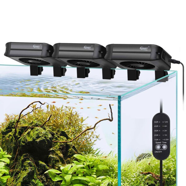 Ventilador para Acuarios Hygger HG051 | Enfriador eficiente y silencioso.