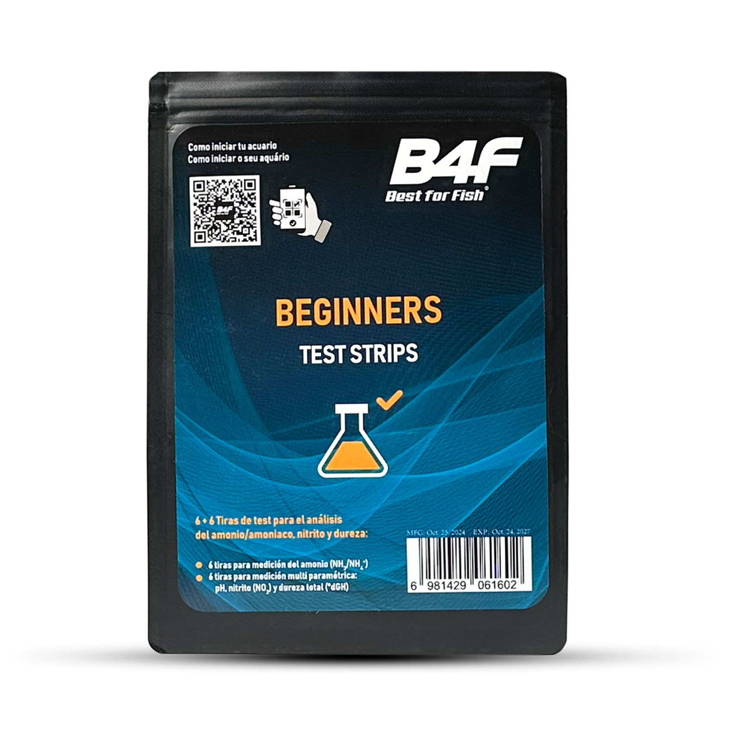 B4F Beginners Test 4 en 1 | inicia tu acuario de forma segura