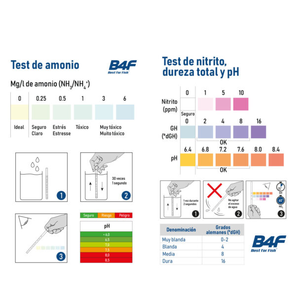 B4F Beginners Test 4 en 1 | inicia tu acuario de forma segura