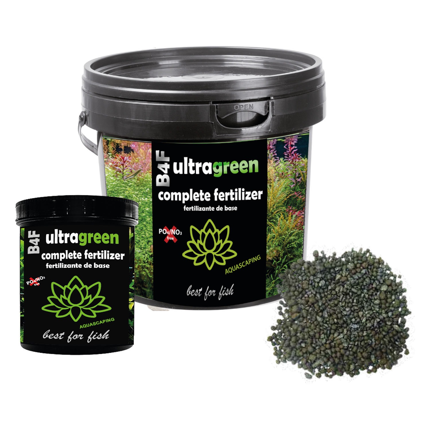 B4F Complete Fertilizer Aquascaping | sustrato fertilizante semihúmedo para acuarios plantados