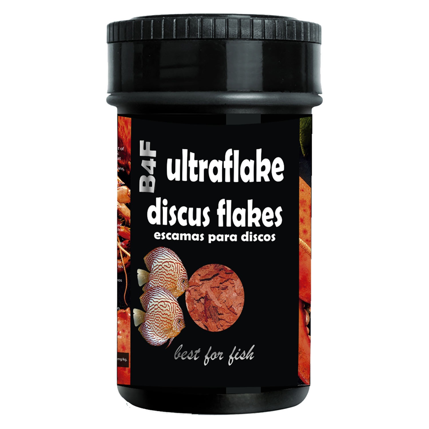 B4F Discus Flakes : Alimento em flocos específico para peixes Discus