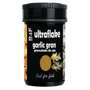 B4F Garlic Gran : Alimento granulado para peixes tropicais enriquecido com alho