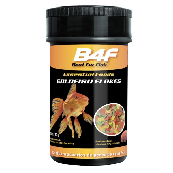 B4F Goldfish Flakes : Alimento em flocos para peixes de água fria