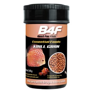 B4F Krill Gran | Alimento em flocos enriquecido com krill para todos os tipos de peixes