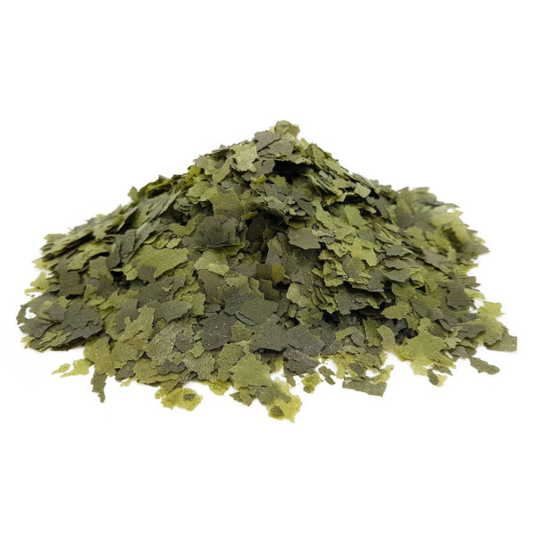 B4F Spirulina Flakes : Alimento em flocos com 23% de algas Spirulina e Chlorella