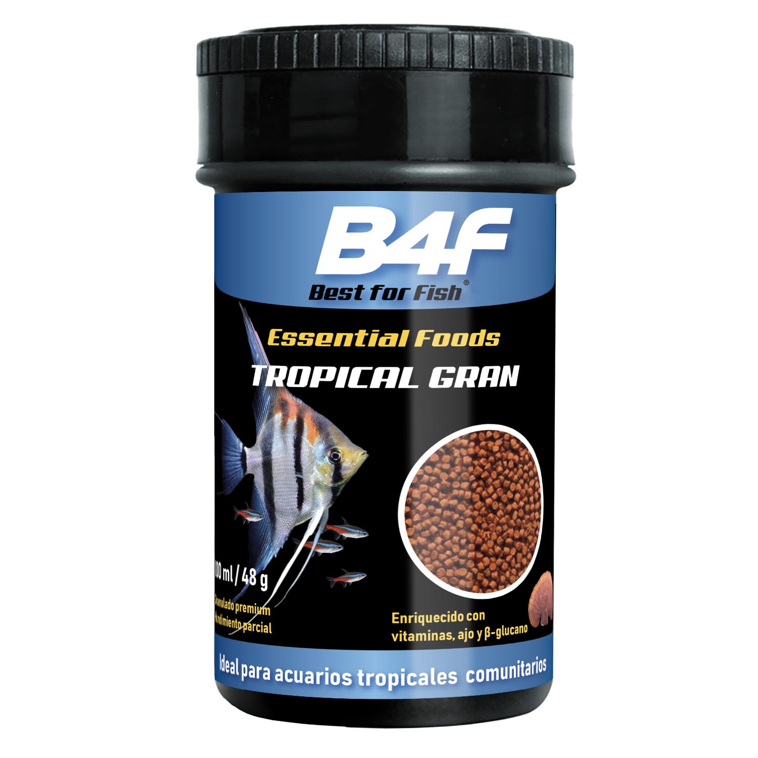 B4F Tropical Gran : Alimento granulado para peixes tropicais