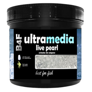 B4F UltraMedia Live Pearl | Esferas de oxígeno líquido y bacterias vivas. Filtración biológica para acuarios