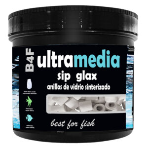 B4F UltraMedia Sip Glax | Anillos filtrantes biológicos para acuarios