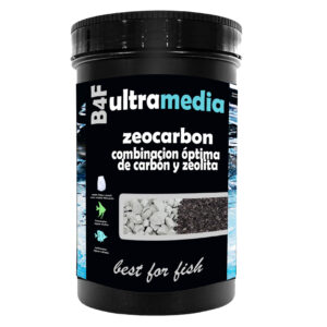 B4F UltraMedia ZeoCarbon | Carbón activo y zeolita combinados para filtración química en acuarios de agua dulce y salada
