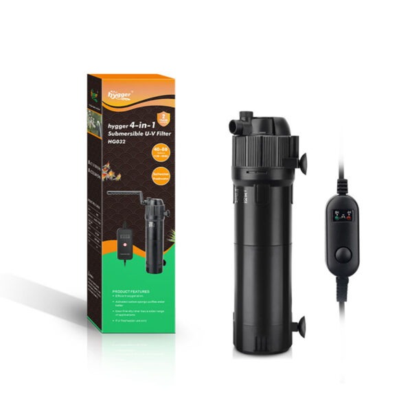 Hygger HG032 Filtro UV programável | Filtragem e oxigenação profissionais