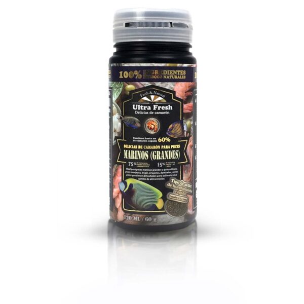 Pellet Premium Marine Grain L | Ultra Fresh Marine Shrimp Patties L, para peixes marinhos