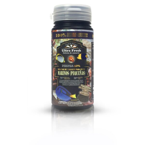 Pellet Premium Marinos Grano S | Ultra Fresh Marine Shrimp Patties S, para peces marinos