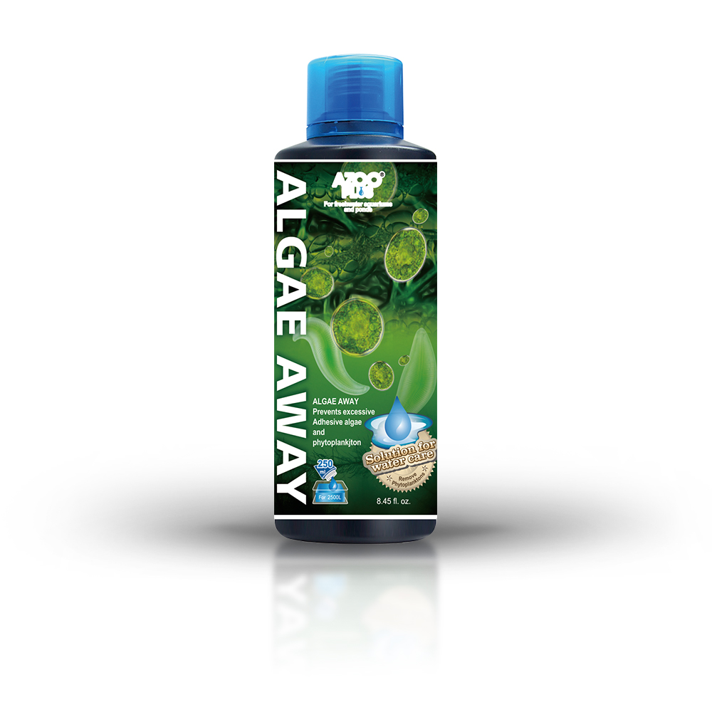 AZOO Plus Algae Away | Acondicionador anti algas muy efectivo para acuarios de agua dulce