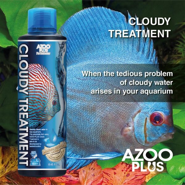 AZOO Plus Cloudy Treatment | Clarificador para resolver cualquier tipo de turbidez en acuarios.
