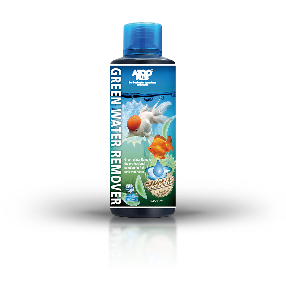 AZOO Plus Green Water Remover | Acondicionador anti-algas muy efectivo para acuarios de agua dulce