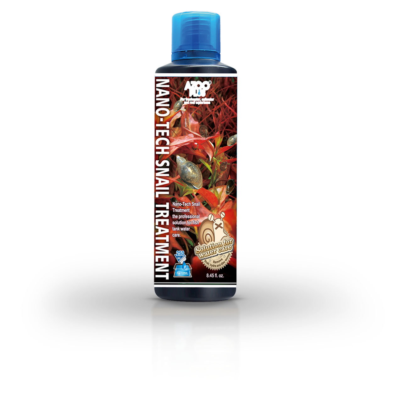 AZOO Plus Nano-tech Snail Treatment | Acondicionador anti-caracoles para acuarios muy efectivo