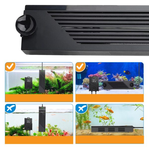 Calentador Double Quartz XL | para grandes acuarios de agua dulce y salada
