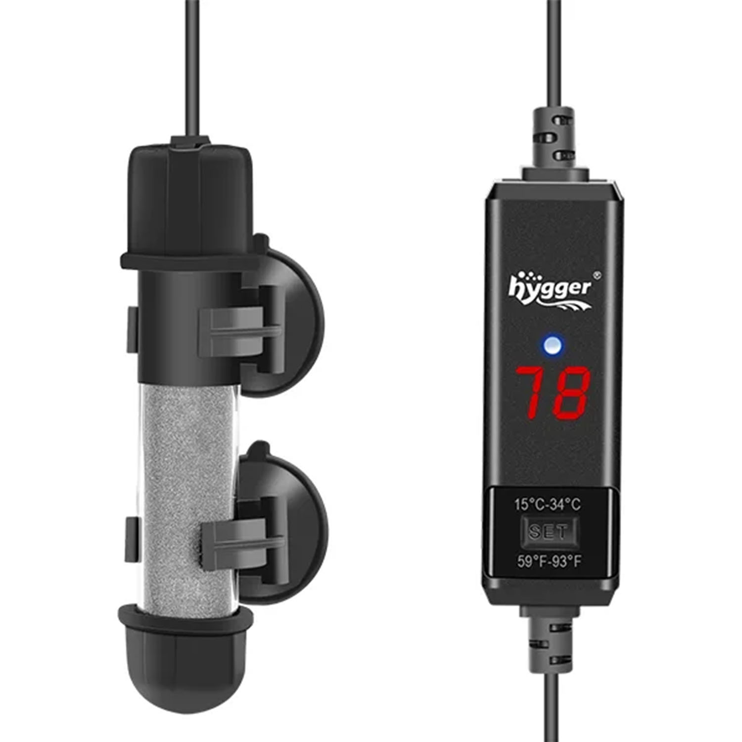 Calentador Mini Pro HYGGER | con display externo para mini acuarios