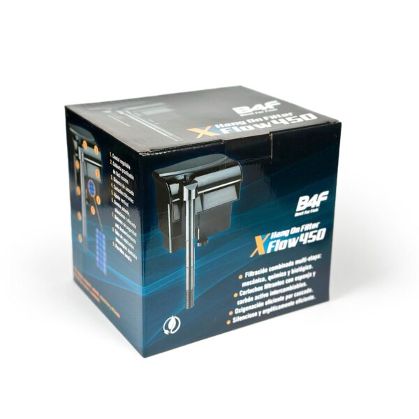 Filtro de mochila B4F XFlow 3 em 1: Filtragem, circulação e oxigenação em várias fases