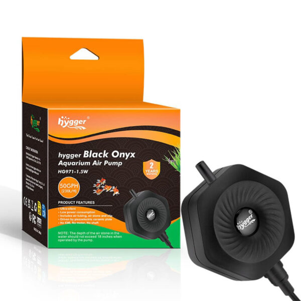 Kit Aireador HYGGER mini HG971 | Aireador silencioso para acuarios hasta 120 litros