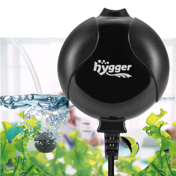 HYGGER mini Aerador Kit HG811 | Aerador silencioso para aquários até 120 litros