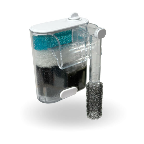 Filtros de cascada AquariumCare | Filtros de mochila compactos con caudal regulable