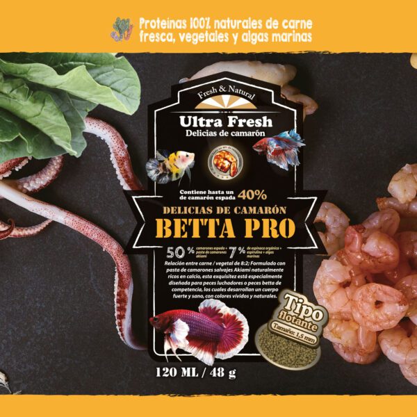Betta Premium Pellet | Ultra Fresh Betta PRO Shrimp Patties