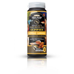 Pellet Premium Royal Guppy | Alimento ideal para peces guppy Ultra Fresh Royal Guppy Mignon Pellet