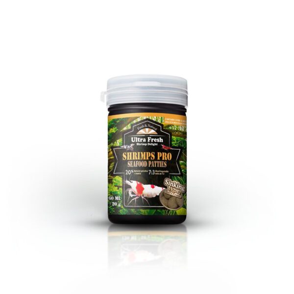 Shrimps Pro Sea Food | Alimento de Ultra Fresh Super Premium en tabletas para gambas