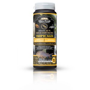 Tableta Premium Corydoras | Ultra Fresh Tropical Shrimp Pie Alimento Super Premium para peces carnívoros de fondo