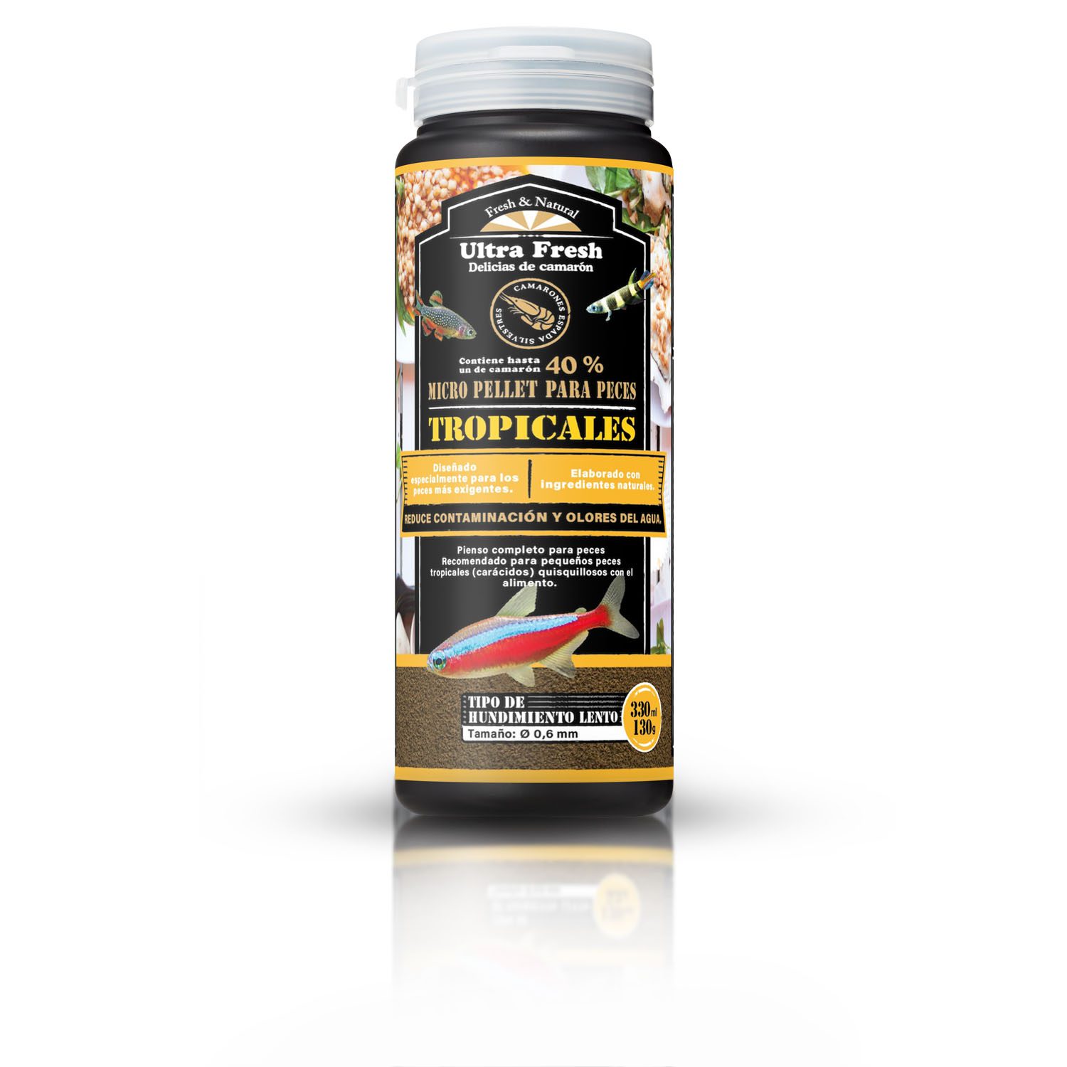 Tropical Micro Pellet | Alimento de Ultra Fresh Super Premium para peces tropicales pequeños