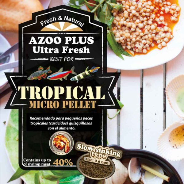 Tropical Micro Pellet | Alimento de Ultra Fresh Super Premium para peces tropicales pequeños
