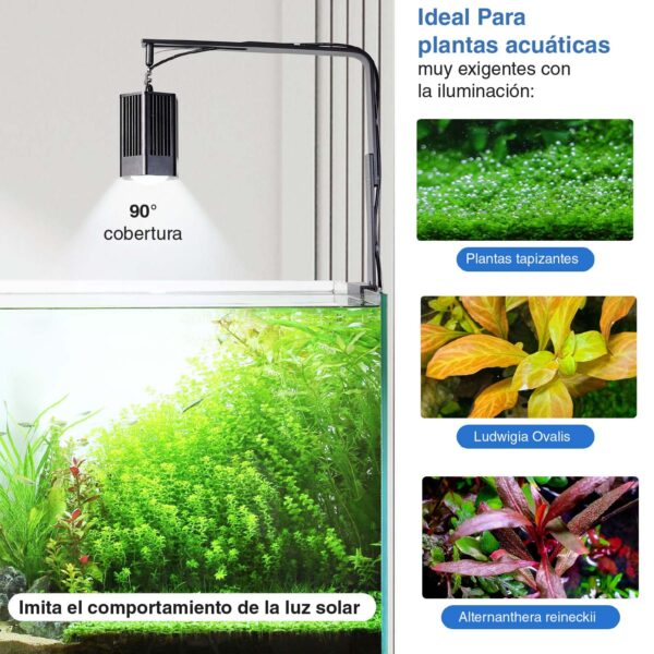 Max Pro Plant Hygger HG132|Iluminação LED profissional para o seu aquário com plantas