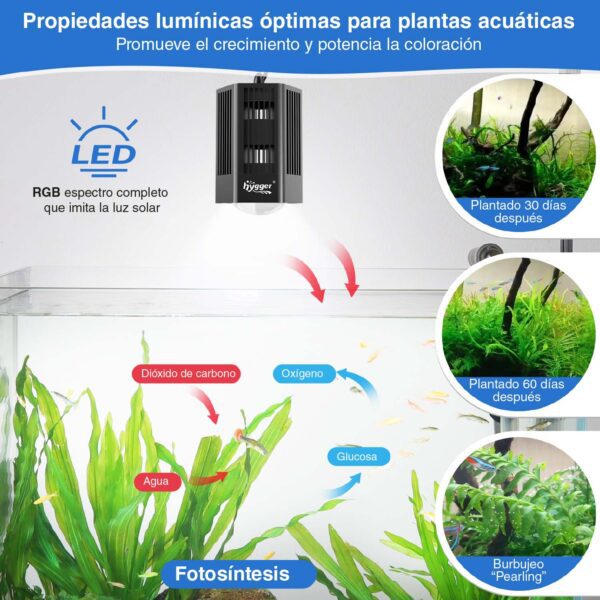 Max Pro Plant Hygger HG132|Iluminação LED profissional para o seu aquário com plantas