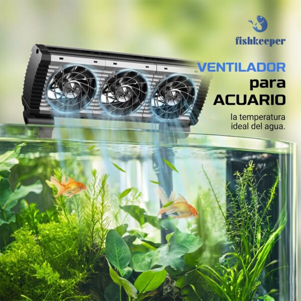 Ventilador para Acuarios Hygger FK055 | Enfriador temporizable y regulable